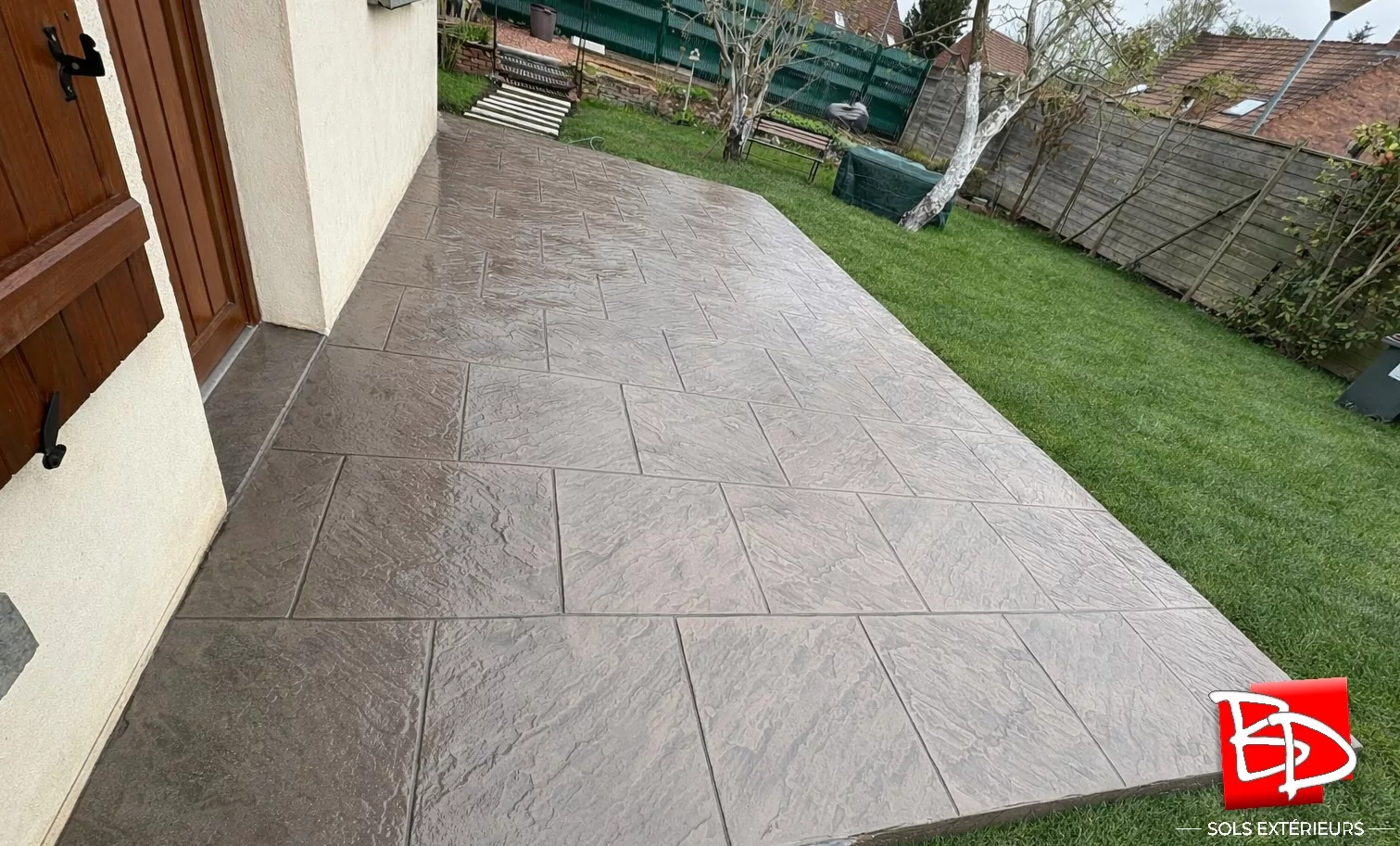 Terrasse Dalles Nouvelle Angleterre