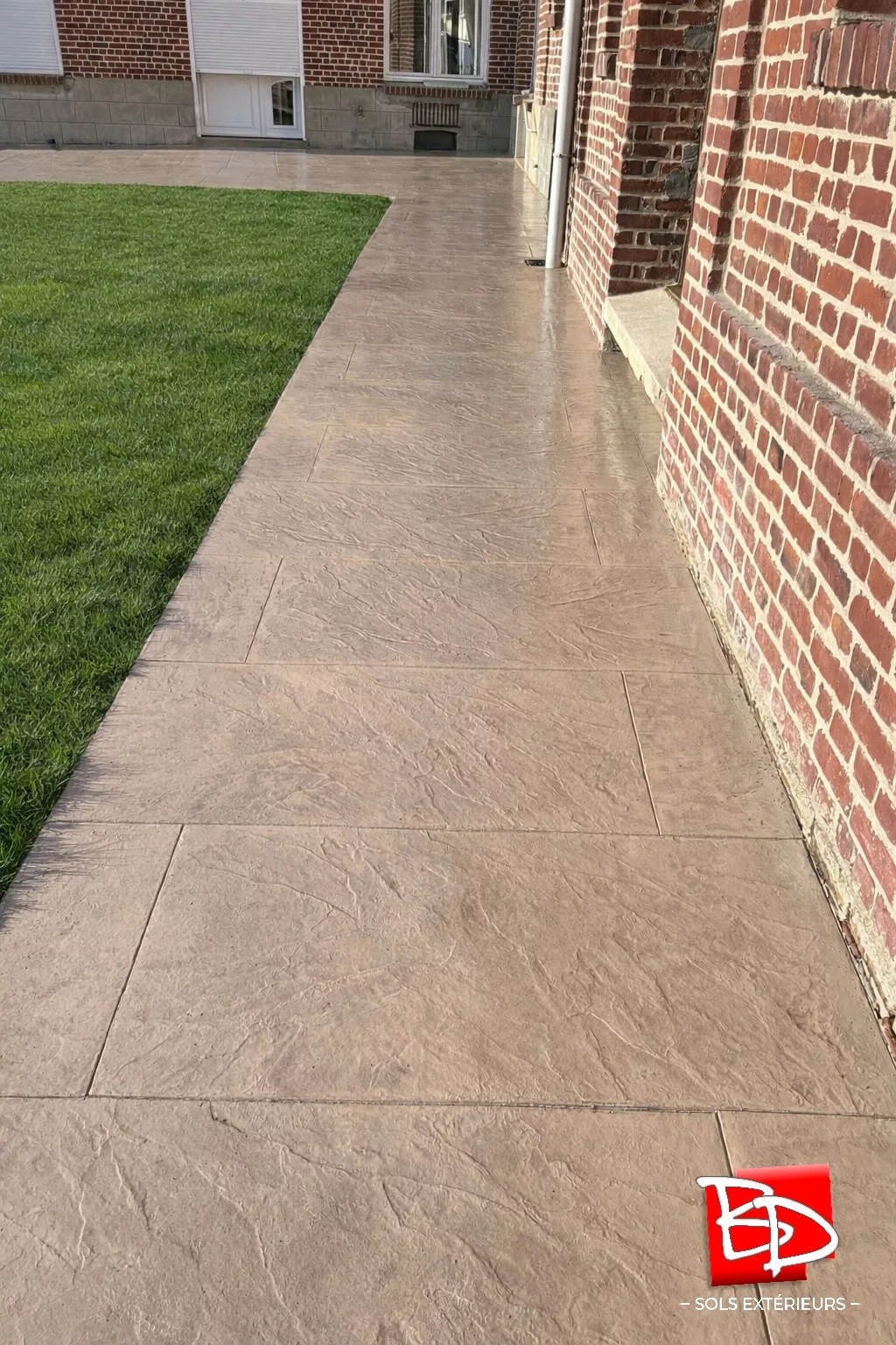 Trottoir sans bordure